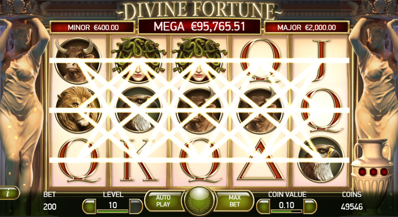 Divine Fortune Mise maximale
