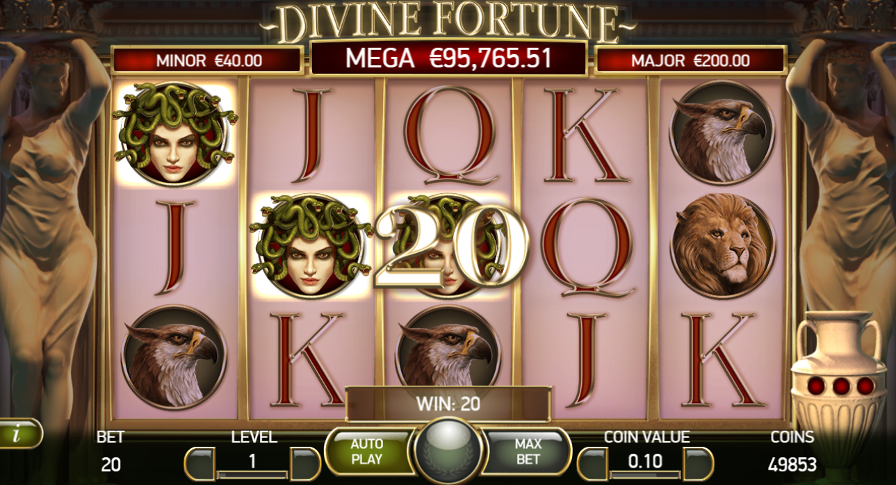 Divine Fortune जीत
